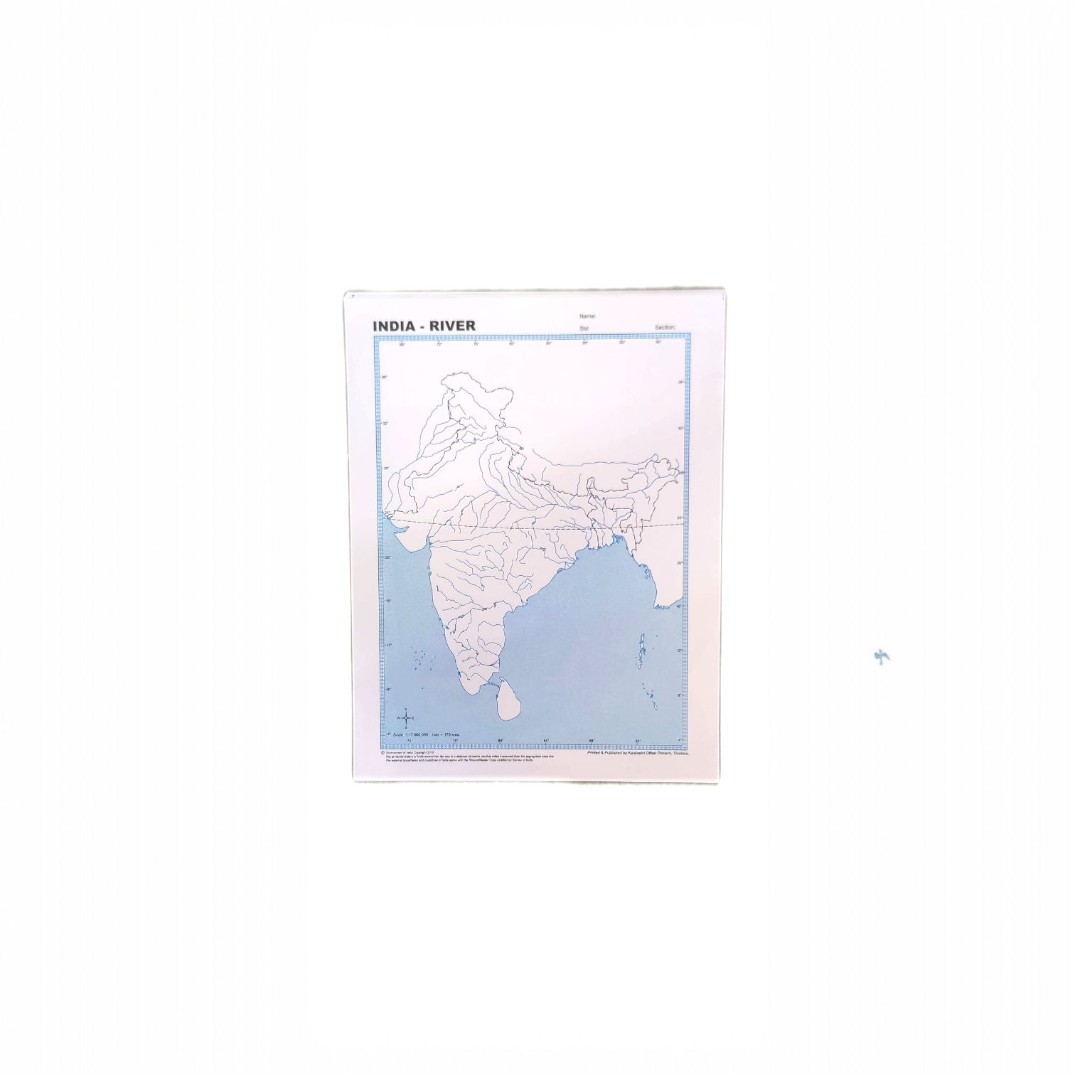 India River Map 5 sheets